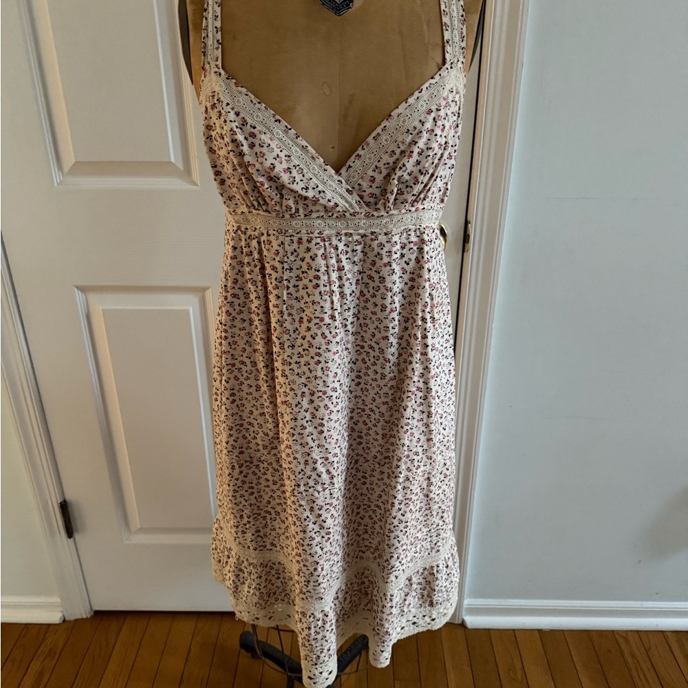 Betsey Johnson Cream Floral Dress